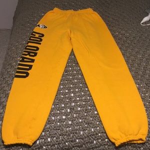 CU Boulder sweatpants